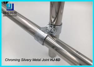 Wholesale High Intensity Chrome Pipe Connectors , 2.5 mm Industrial Pipe Fittings HJ-6D from china suppliers