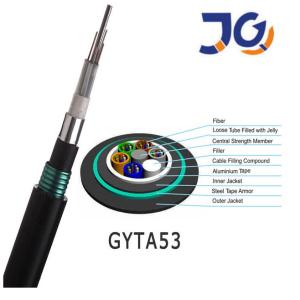 Wholesale 24 Core Double Armored Single Mode Fiber Optic Cable Gyta53 from china suppliers