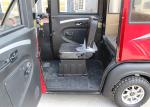 3 Seats Enclosed Electric Tricycle 1000 W Easy Operation For Adult Optional