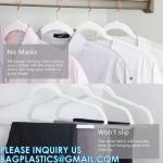 Velvet Hanger 50 Pack Space Save Non-Slip Padded Rose Gold Hook Flocked White