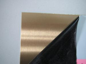Wholesale 201 304 rose gold brushed finished stainless steel sheet from china suppliers