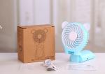 Foldable Mirror Small Battery Operated Fan Strong Cool Wind No Noise KC Battery