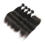 Genuine Raw Indian Remy Human Hair Extension Weave No Synthetic Hair