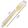 Buy cheap 100 Nature Disposable Bamboo Wooden Cutlery Bulk Fork 17CM from wholesalers