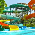 Fiberglass Water Slides Park Games Spiral Slides Water Park Equipment