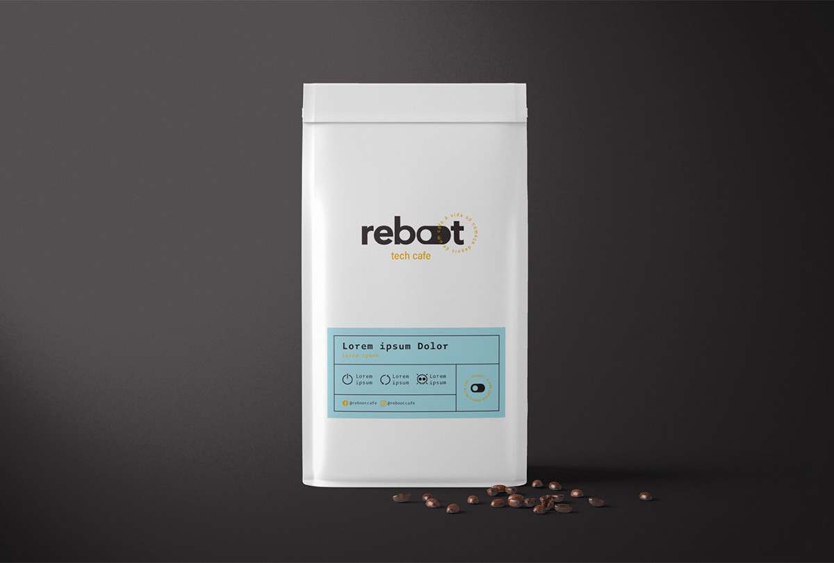 12oz Flat Bottom Bag With One Way Degassing Valve And Zipper