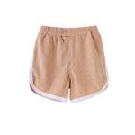 Solid Color Chilrens High Waisted Running Shorts Cotton Leisure Shorts