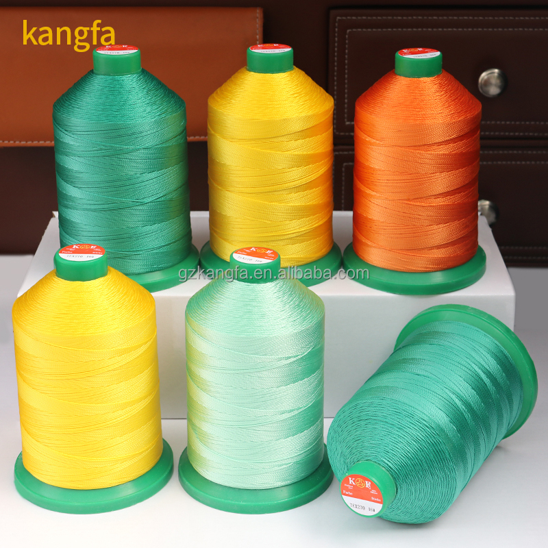 Multicolor Pattern Dyed 500g High Strength Sewing Long Yarn Tex90 280D/3 Nylon Bond Thread