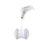 Electronic Intelligent Cat Tumbler Toy With Feather