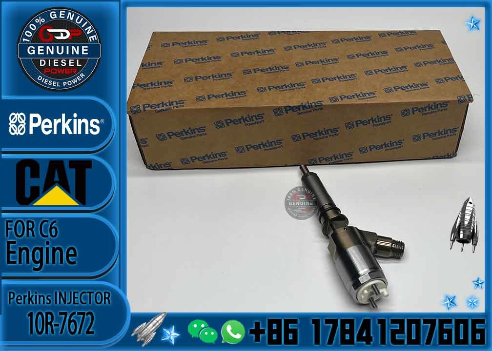 320D Diesel Common Rail Fuel Injectors 10R-7672 320-0680 For Caterpillar CAT C4.4 C6.6 Engine PERKINS 2645A747
