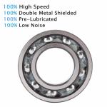 ABEC 3 Electric Motor Bearing 6200 2RS 6200 ZZ Bearing High Precision