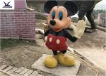 Cartoon Life Size Fiberglass Statues Lovely Park Decoration Mickey Mouse Statues