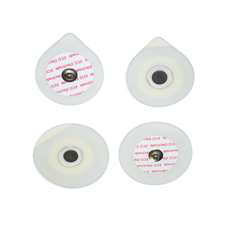 Self Adhesive Adult Disposable Ecg Electrodes Non Sterile Diagnostic For Hospital