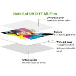 60cm White UV DTF Transfer Film Clear UV DTF Ab Film For Phone Case Wood Bottle