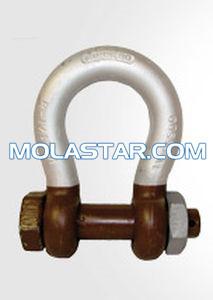 Wholesale Galvanized Shape Twist Shackle Marine Clevis Forged Pear Shaped End Link Shackle For Sale from china suppliers