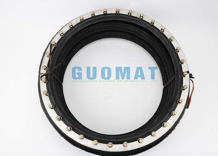 W01M586984 Industrial Air Spring Max Dia 715mm Big Size Rubber Bellows With Flange Ring