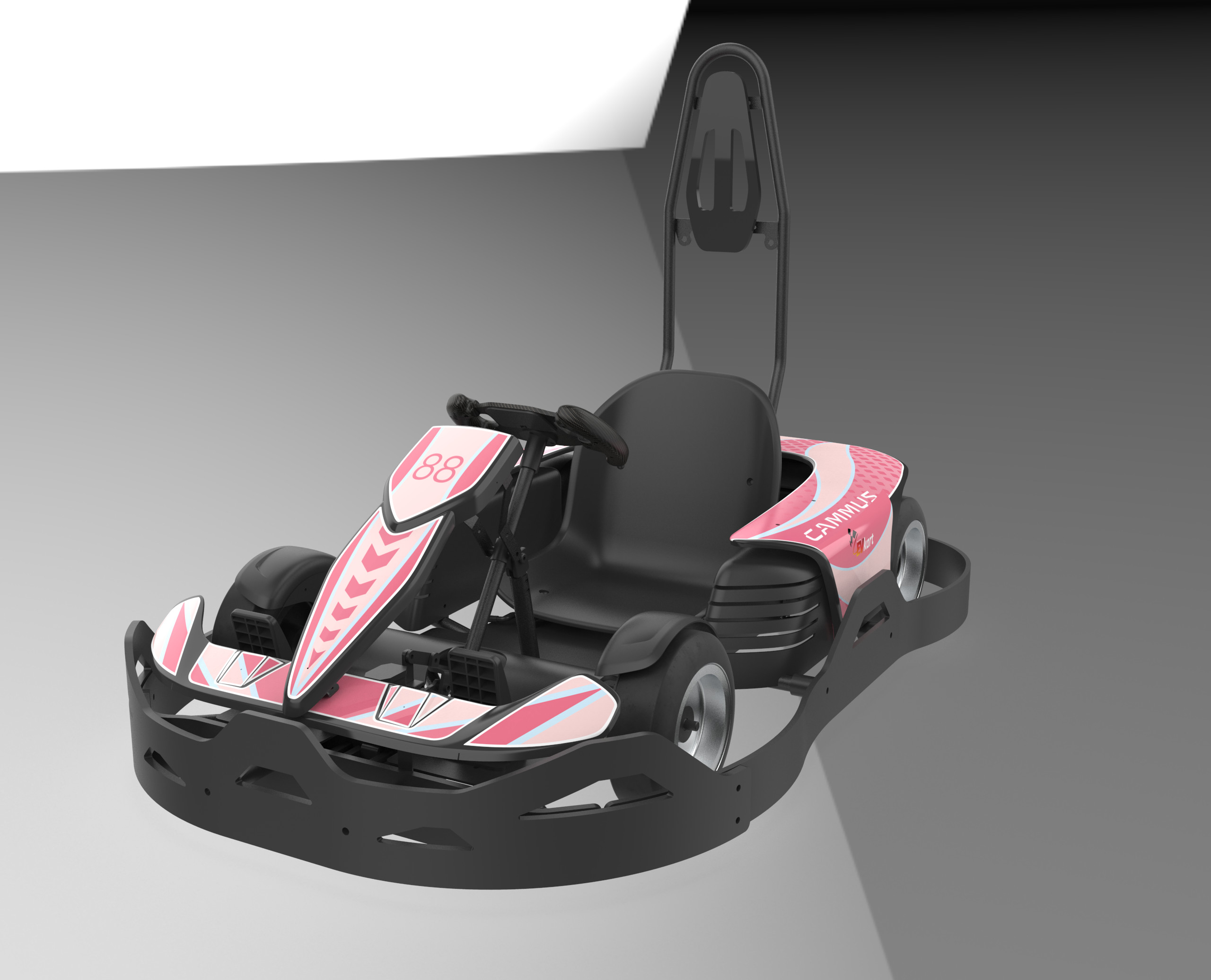 Quick Charge Electric Go Kart Pro With 4 Wheels Drive Seats Adult Fast Speed