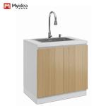 Customizable Double-Door Storage Cabinet For Kitchen And Dining Room Modern Wood