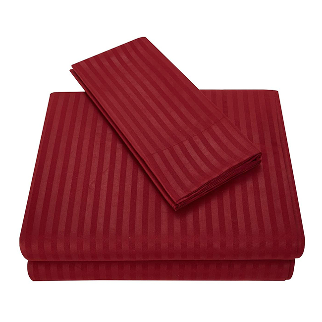 NO Filling 80gsm 100% Polyester Microfiber Embossed Bedding Sheet Set from Xinpai 133 * 60 Fabric Density