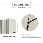 Administration Skin Feel Bamboo Charcoal Wall Panel 3.6m*1.22m