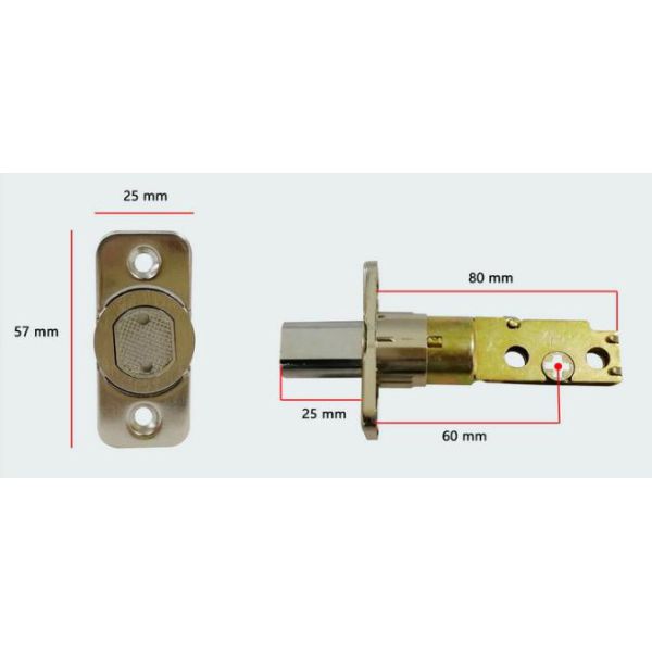 Bluetooth 4.1 LR6 Alkaline Batteries Powered Smart Door Lock For Home