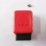 Stable Red OBD Car Adapter , Bent Pin Motorcycle OBD2 Adapter