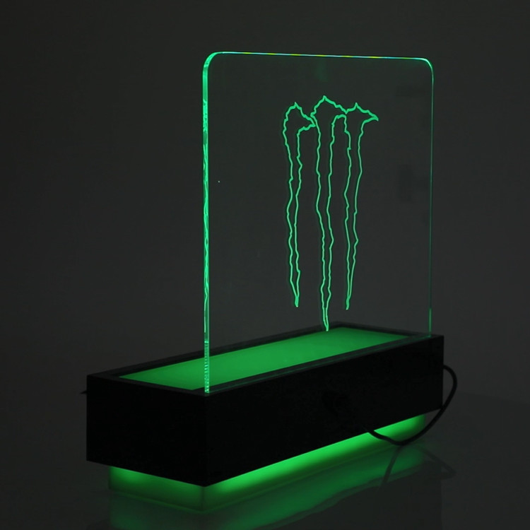 5cm Liquor Led Bottle Glorifier Led Bar Shelves UV Printing