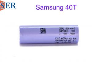 Wholesale Quality High drain type INR21700 40T Samsung Li-ion Battery 3.6V Cylindrical rechargeable battery for power tools from china suppliers
