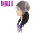 HD Pre Plucked Human Hair Lace Wigs , Brazilian Human Hair Wig Baby Hair