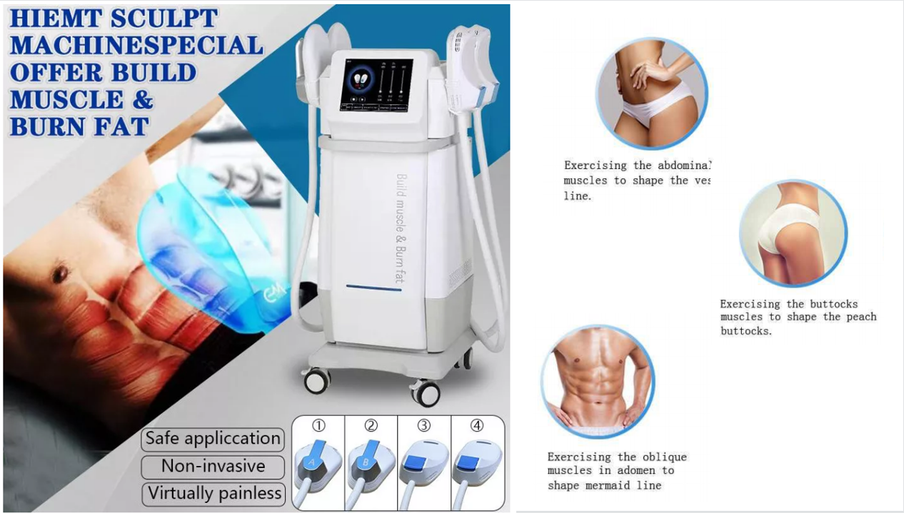 4000w EMSlim Neo RF Machine 110V / 220V EM Body Sculpting Machine
