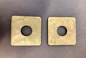 Wholesale Hardened 4 Inch DIN436 Square Beveled Washer Carbon Steel Material from china suppliers