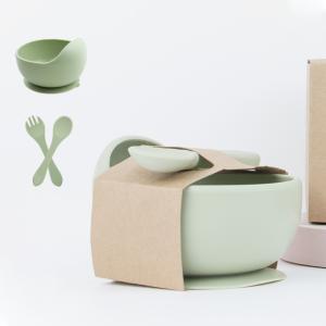 Wholesale Non Toxic Suction Silicone Baby Bowls BPA Free For Toddler Baby Eating from china suppliers
