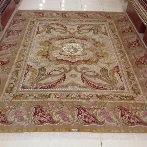 Wholesale Aubusson Style Hand Knotted Wool Area Rugs With Fringe Soft Feature from china suppliers