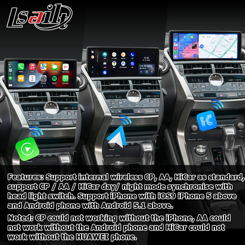 Lexus NX200t 10.25 Touch Screen upgrade Hexa Processor Android Auto Wireless Carplay
