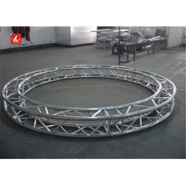 Square Silver 287 / 450 Stage Lighting Truss Aluminum 18m Span For Exhibition