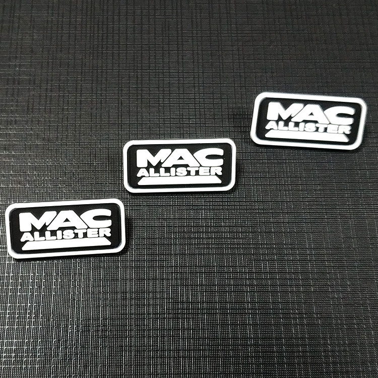 Custom Logo Clothing Woven Patches 3D Rubber Pvc Badges