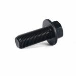 Black M10 Grade 12.9 UNC Full Thread Non Serrated Hex Flange Head Bolt