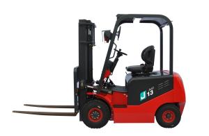 Wholesale High Performance Electric Counterbalance Forklift , 1.3 Ton Four Wheel Electric Forklift from china suppliers