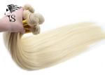 Blonde Straight Long Colored Human Hair Extensions Ukraine Hair for Fashion