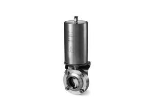 Wholesale DIN 3A SMS Butt Weld Butterfly Valve , Sanitary Stainless Steel Butterfly Valves from china suppliers