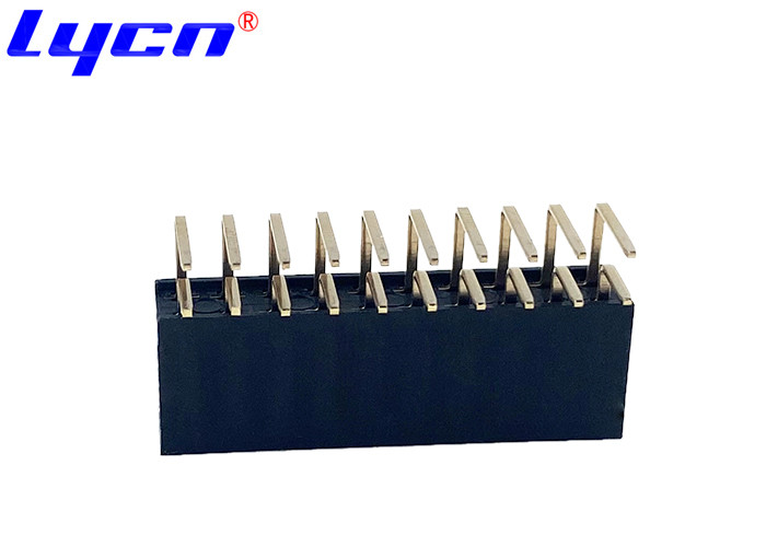2.54mm H=8.5mm Double Row Header Connector Convex Point PCB Female Header