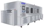 600mm conveyor net width DI Water Deflux Machine , High Pressure Semi Parts Flux