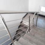 Hairline Stainless Steel Inox Staircase 201 304 316 Handrail Modern Design