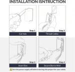 Industrial PVC 1 Gang Junction Box Electrical Installations UL 514C Standard