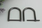 High quality metal adjuster d ring buckle,easy datechable bag strap buckle 28mm