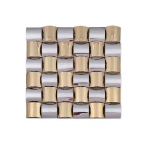 Wholesale Custom 1.0mm Thickness Stainless Steel Mosaic Tile Sheets For Kitchen Bathroom from china suppliers
