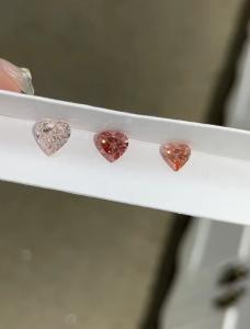 Wholesale Loose Lab Made Diamonds Man Made Real Diamonds pink diamonds heart loose diamond from china suppliers