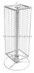 Retail Store Rotating Countertop Display Racks Metal Store Fixtures