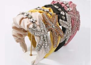 Wholesale Europe United States fashion popular crystal lady hair accessories inlaid diamond animal starfish headbands from china suppliers