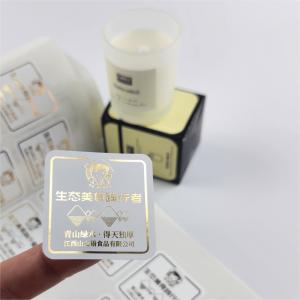 Wholesale Gold Foil Adhesive Candle Label Printing Aromatherapy Jar Labels Candle Packaging from china suppliers